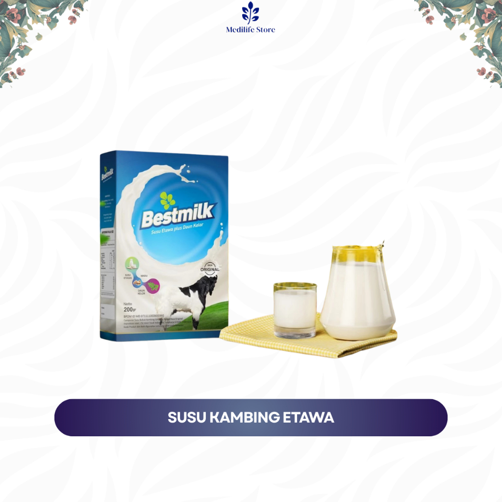 

[ bonus jahe ] BESTMILK SUSU KAMBING BUBUK original BEST MILK susu kambing plus daun kelor dan madu MENGONTROL KADAR GULA DARAH