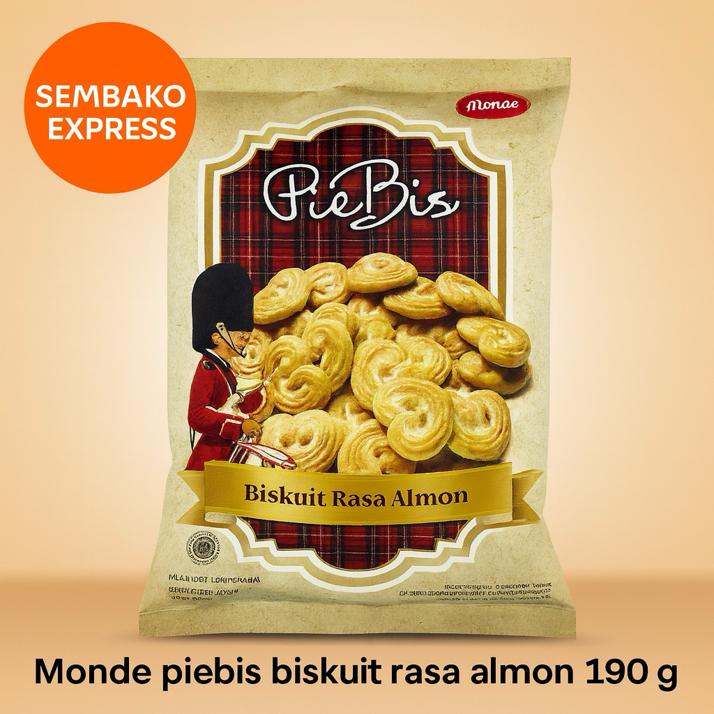 

Monde PieBis Biskuit Rasa Almon 190 g