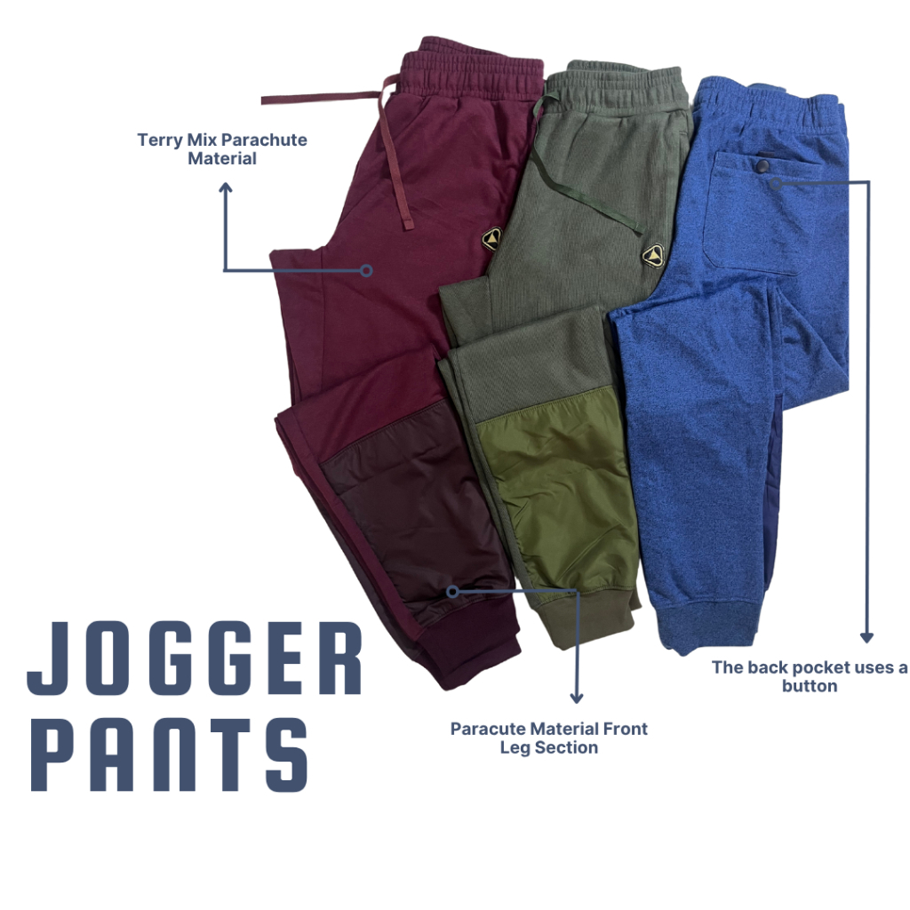 AEROBALLE Jogger Pants | Celana Jogger Pria Panjang | Olahraga Training Dewasa | Bahan Tebal Premium