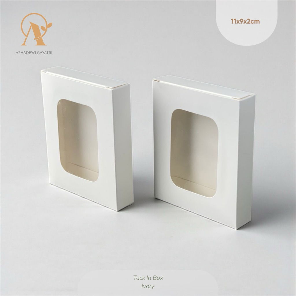 

Ashadewi Gayatri - Tuck-in souvenir box - EXTRA SMALL IVORY