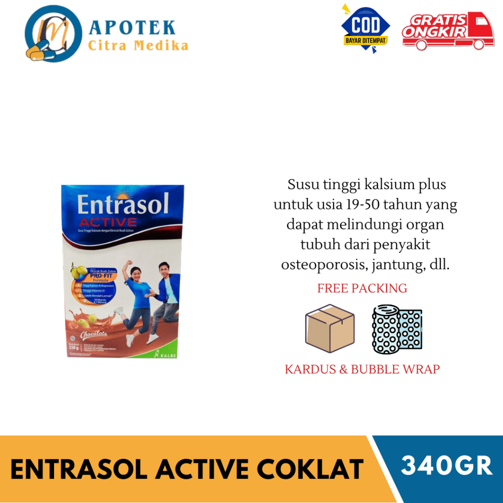

ENTRASOL - Menjaga Kepadatan Kesehatan Tulang dan Memperlambat Osteoporosis