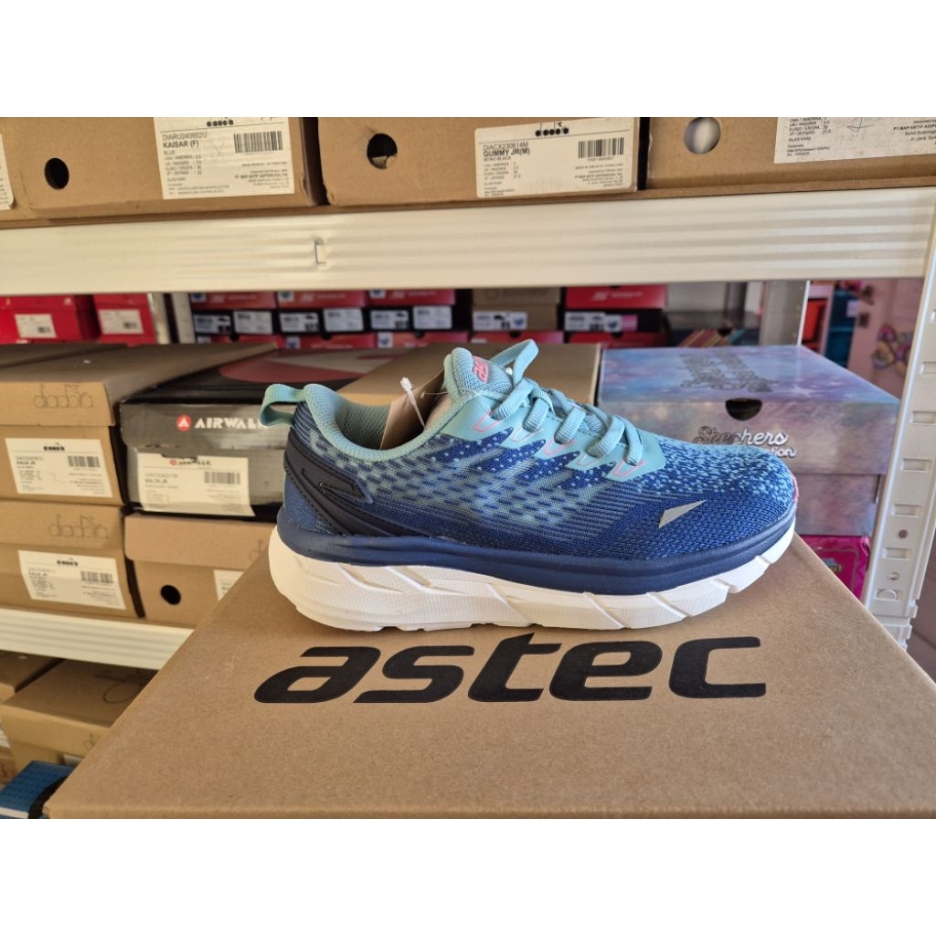 Astec Kongo Women's Running Shoes Blue Original|Sepatu Lari Perempuan Astec Original
