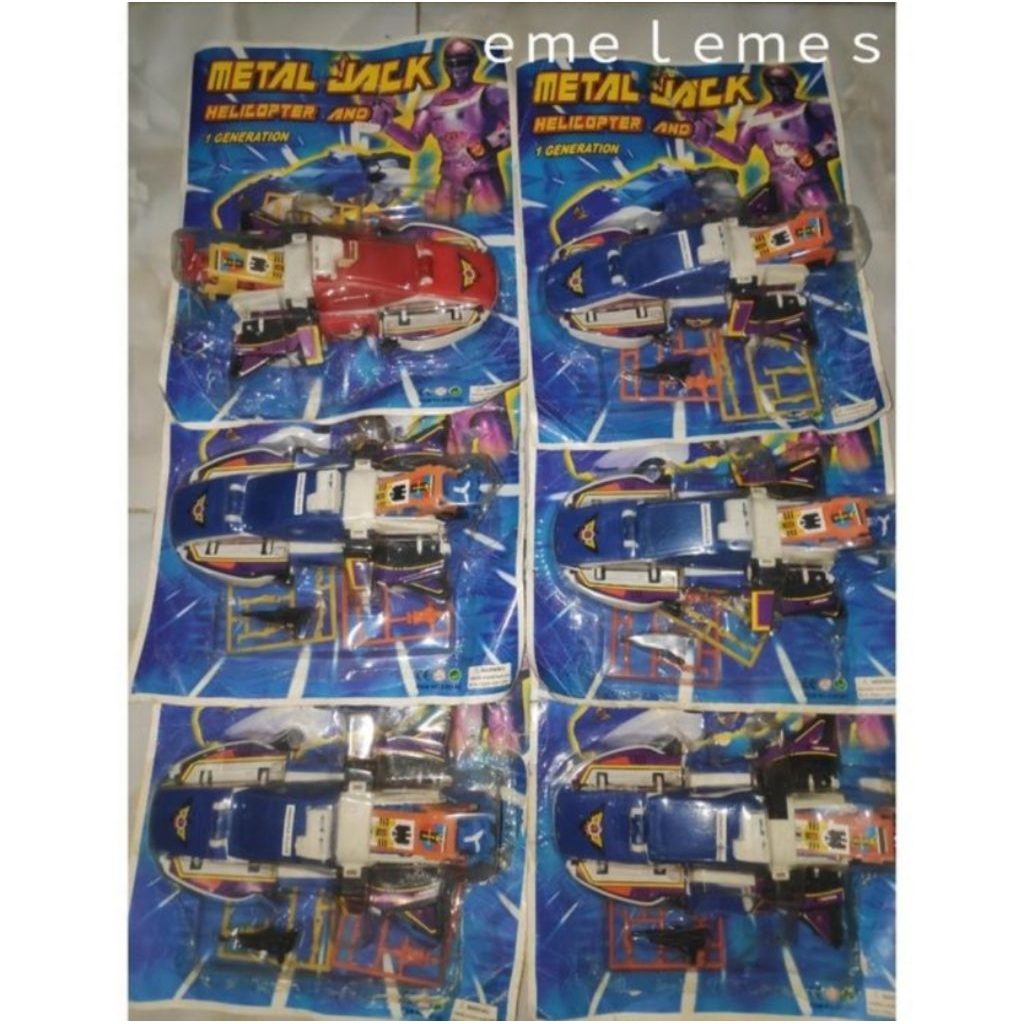 mainan jadul mobil robot janperson armored police road chaser