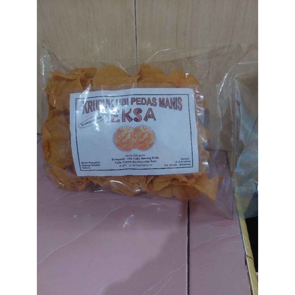 Kerupuk Ubi Pedas Manis Eksa