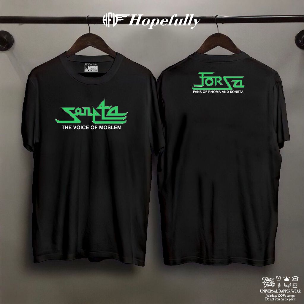 Tshirt Kaos Rhoma irama Forsa Soneta Premium Quality / Kaos Soneta forsa Bahan 100% Catton