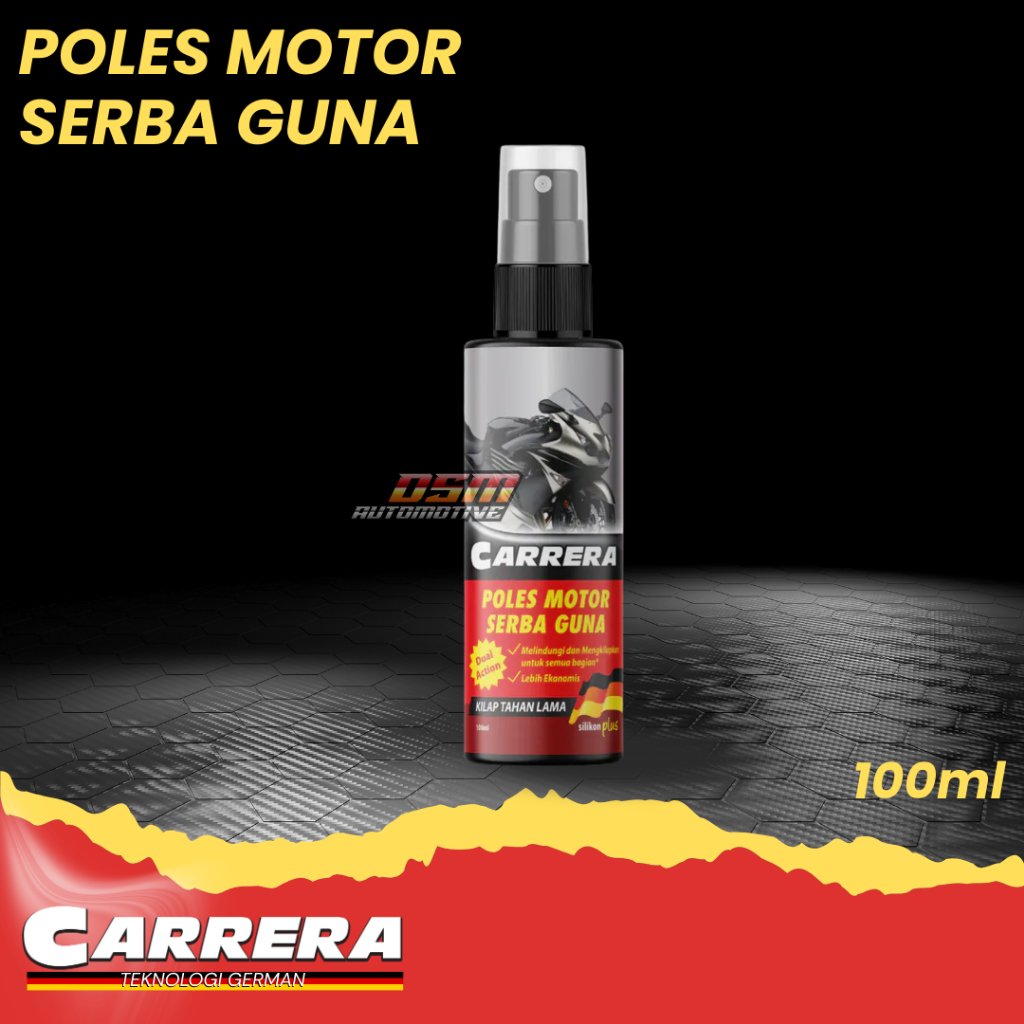 Carrera Poles Poles Motor Serba Guna Spray 100ml - Pengkilap Motor
