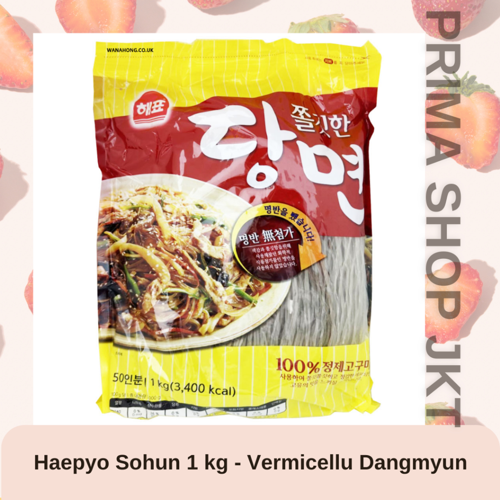 

Haepyo Sohun 1 Kg Dangmyun Sweet Potato Vermicelli Bihun Khas Korea Japchae