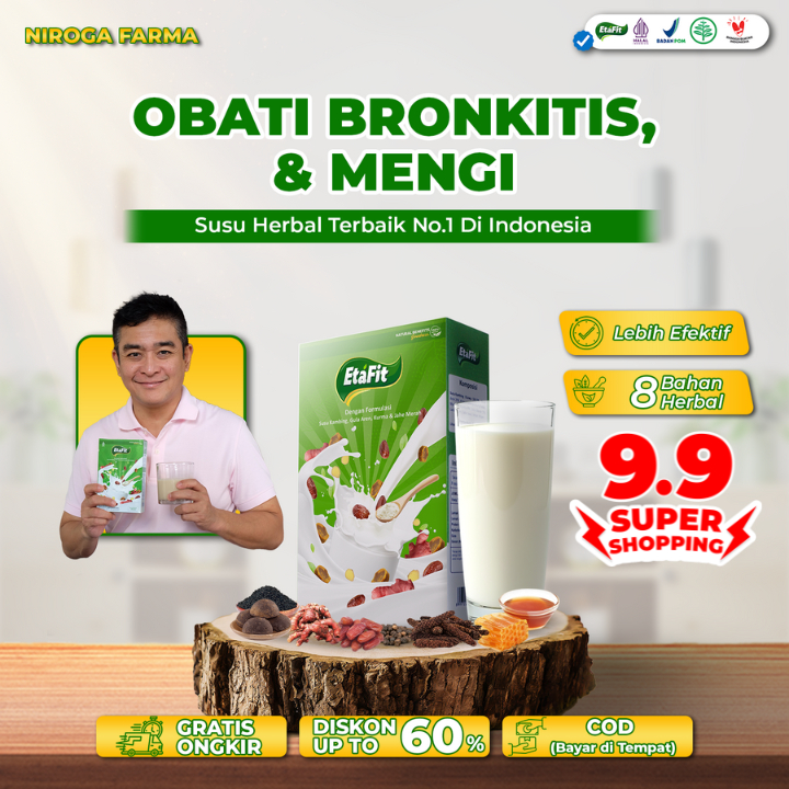 

Solusi Atasi Bronkitis Infeksi Paru TBC Mengi Asma & Sesak Nafas - Etafit Susu kambing Etawa Bubuk