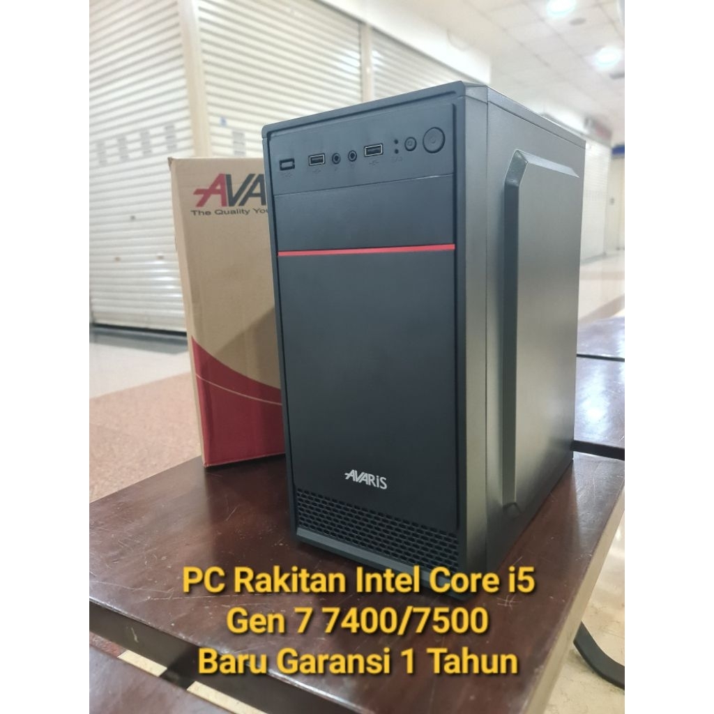 PC Rakitan Gen7 Core i5 7400/7500 Ddr4 Baru dan Garansi