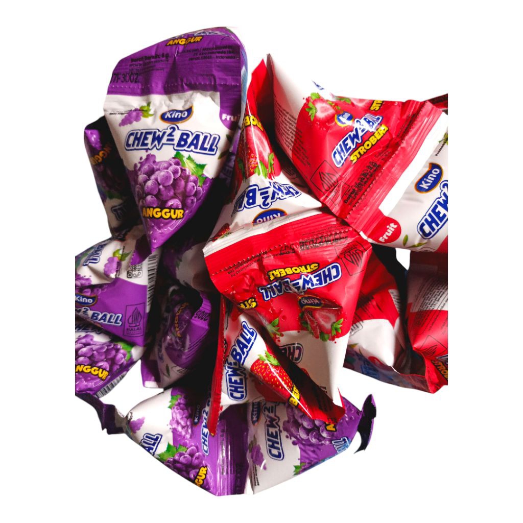 

Permen chew chew ball 1pack aneka rasa buah permen Kino chew chew ball