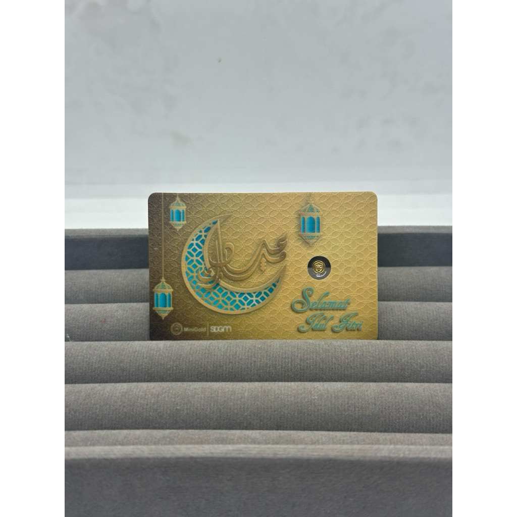 Logam Mulia LM Mini Gold 0.05gr Idul Fitri Series