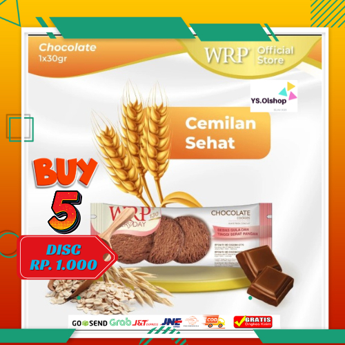 

WRP Chocolate Cookies 30g - Camilan Diet Kukis