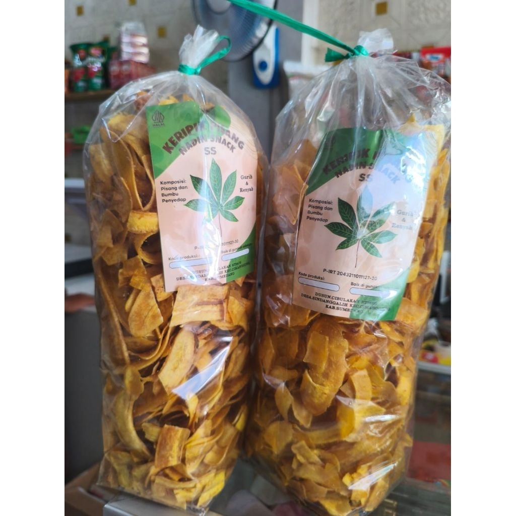 

keripik pisang Nadin Snack Netto 500gram