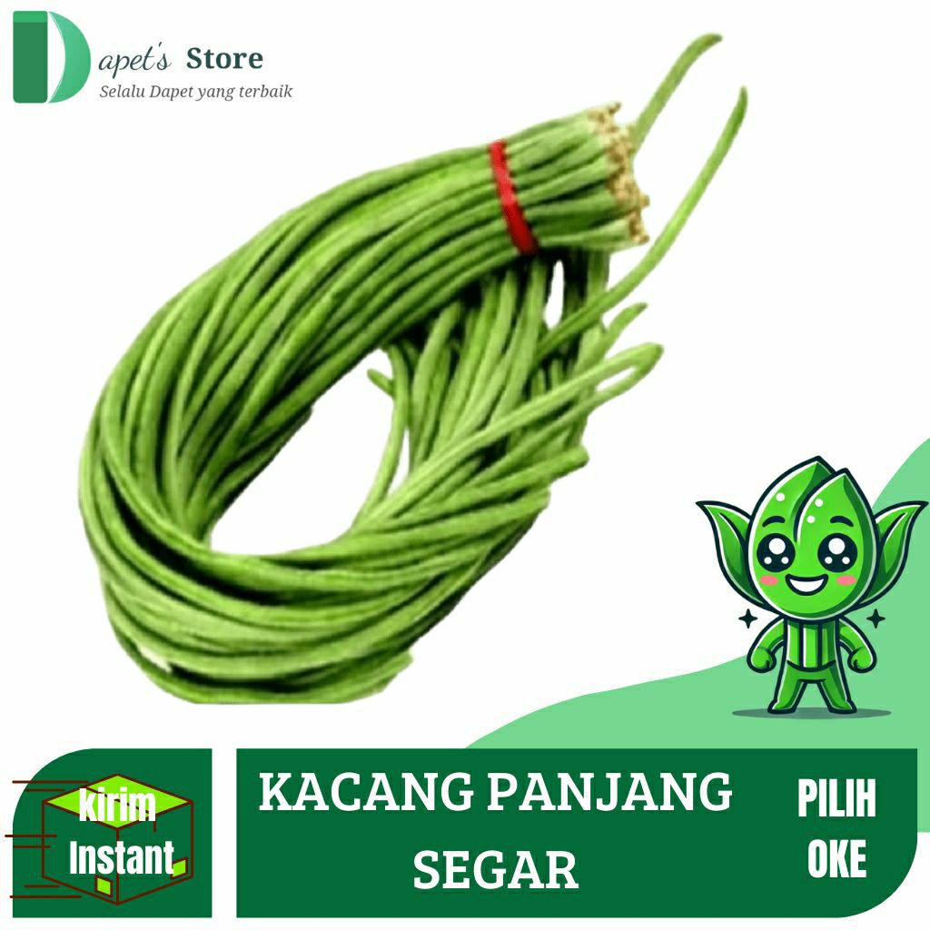 

Kacang Panjang Fresh Kacang Panjang Segar Kiloan Hemat - Dapet'S Store