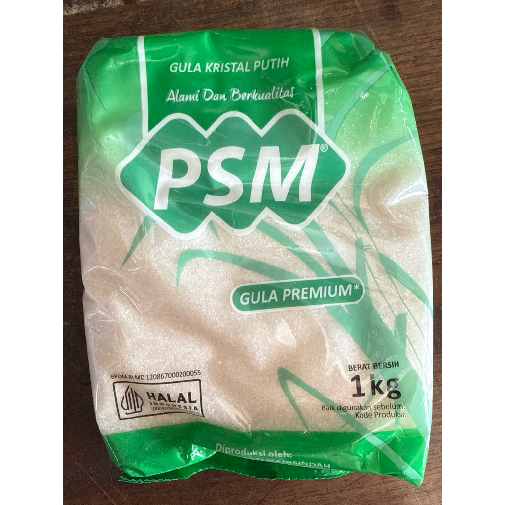 

Gula PSM Premium Kemasan 1kg | GRATIS ONGKIR INSTAN