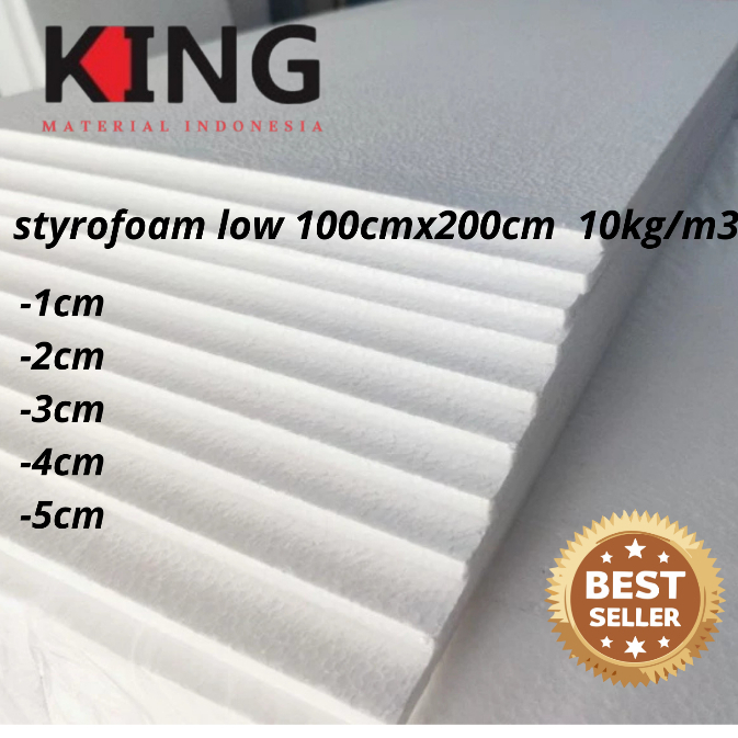 

Styrofoam 4cm low 100cmx200cm