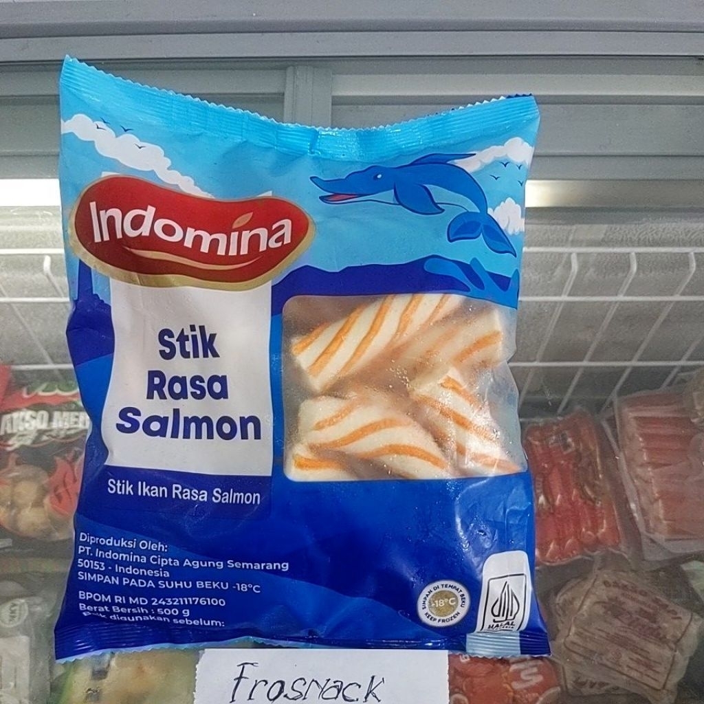 

INDOMINA Stik Salmon Stick 500 gram isi -+ 25 Pcs.