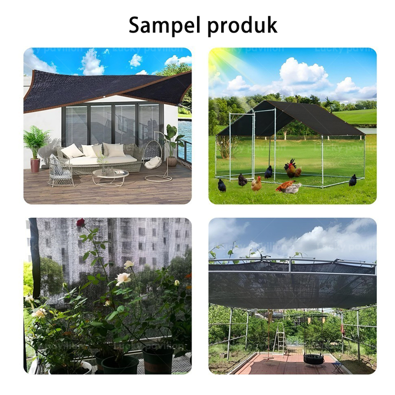 Paranet Greenhouse Paranet Rumahan- Shading Net Anti Hujan & Anti Panas Nylon Tebal Untuk Tanaman