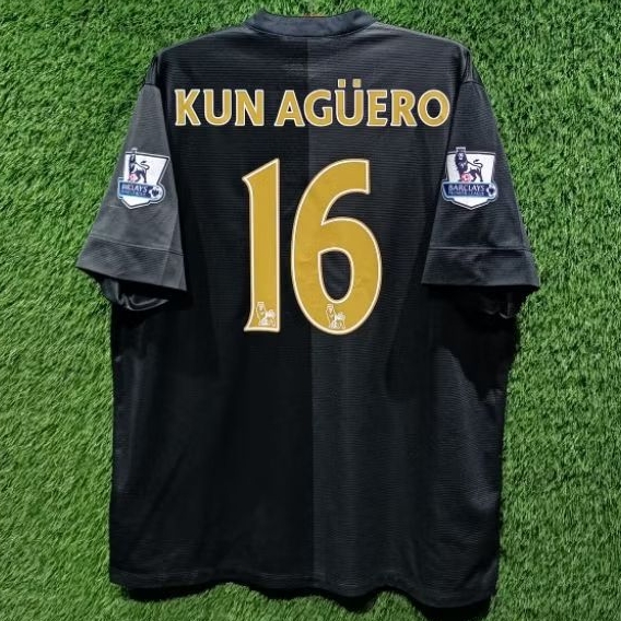 Jersey Manchester City Original 2013-2014 Away XXL Kun Aguero 16