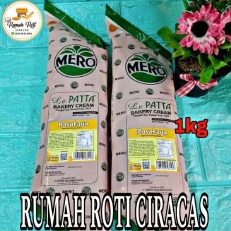

MERO LEPATTA RASKAYA SRIKAYA SARIKAYA FILLING ISIAN ROTI SELAI 1KG KRIM KG
