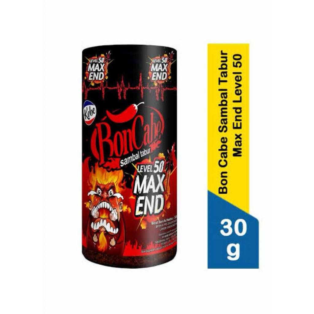 

SAMBAL TABUR BONCABE LEVEL 50 MAX END [ 1 BOTOL @30G] | BON CABE MAX END LEVEL 50