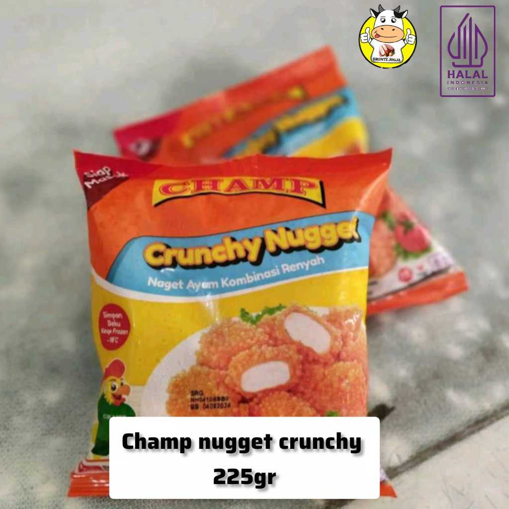 

CHAMP CRUNCHY NUGGET 225GR - FROZEN FOOD - BRONTZ JOGJA
