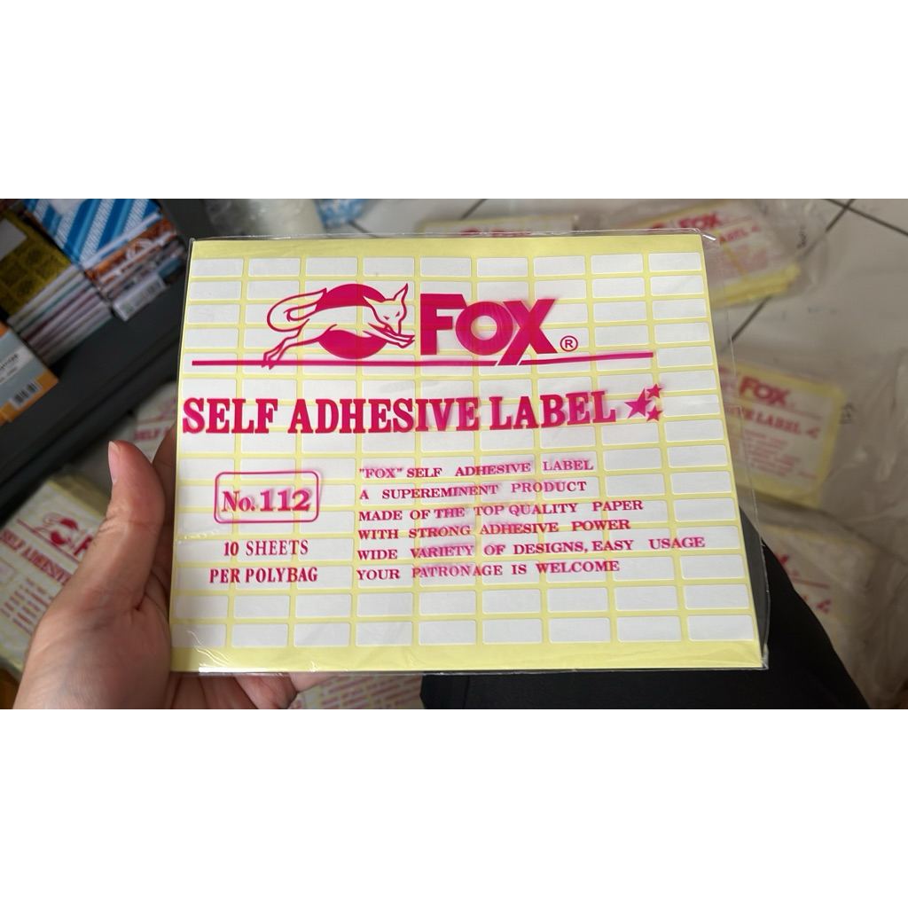 

Label 112 ( 8 x 20 mm )