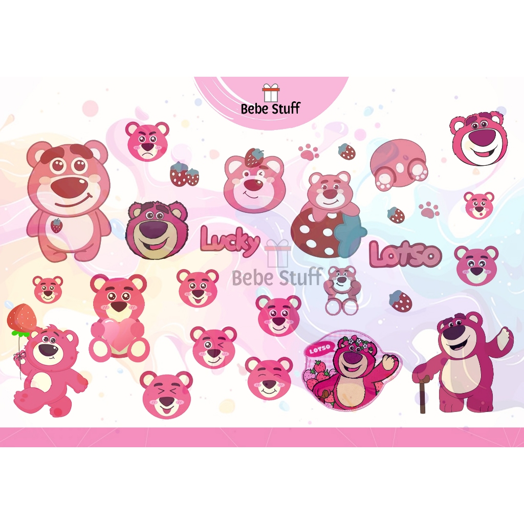 

Stiker Lotso / Stiker Scrapbook / Stiker Journaling / Stiker Buku / Stiker Lucu