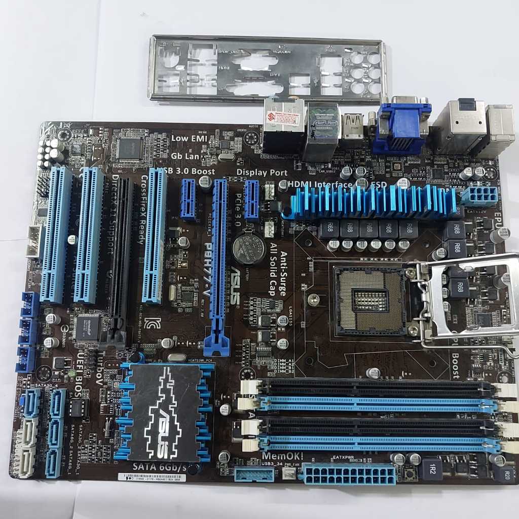 Mainboard ASUS P8H77-V GAMING ddr3 socket 1155 murah motherboard H77 generasi ke-2 dual chanel