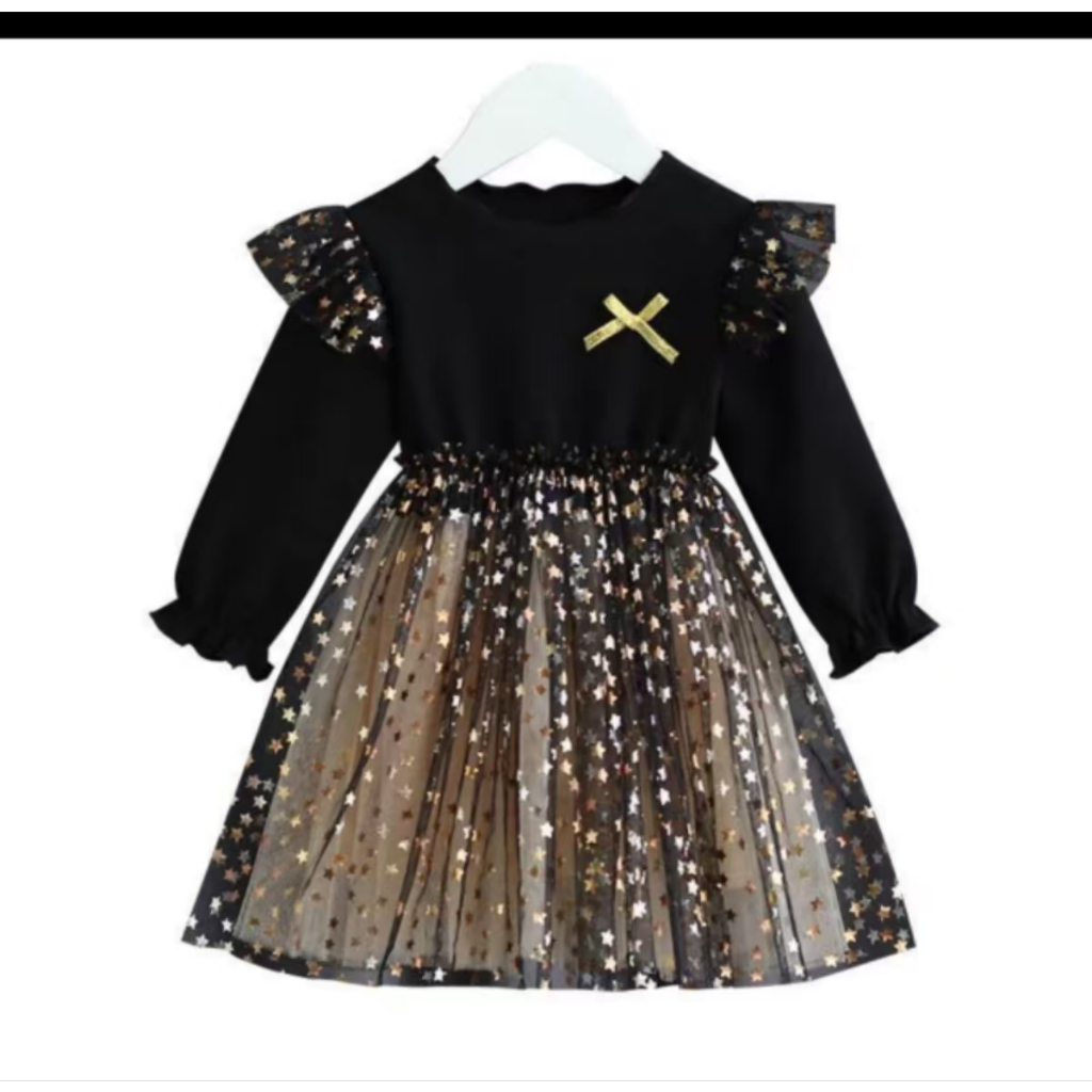 Dress Cewek Kekinian Usia 4 Bln Sampai 4 Tahun Gaun Ghaum Dresh Perempuan Bocah Kondangan Pesta Drea