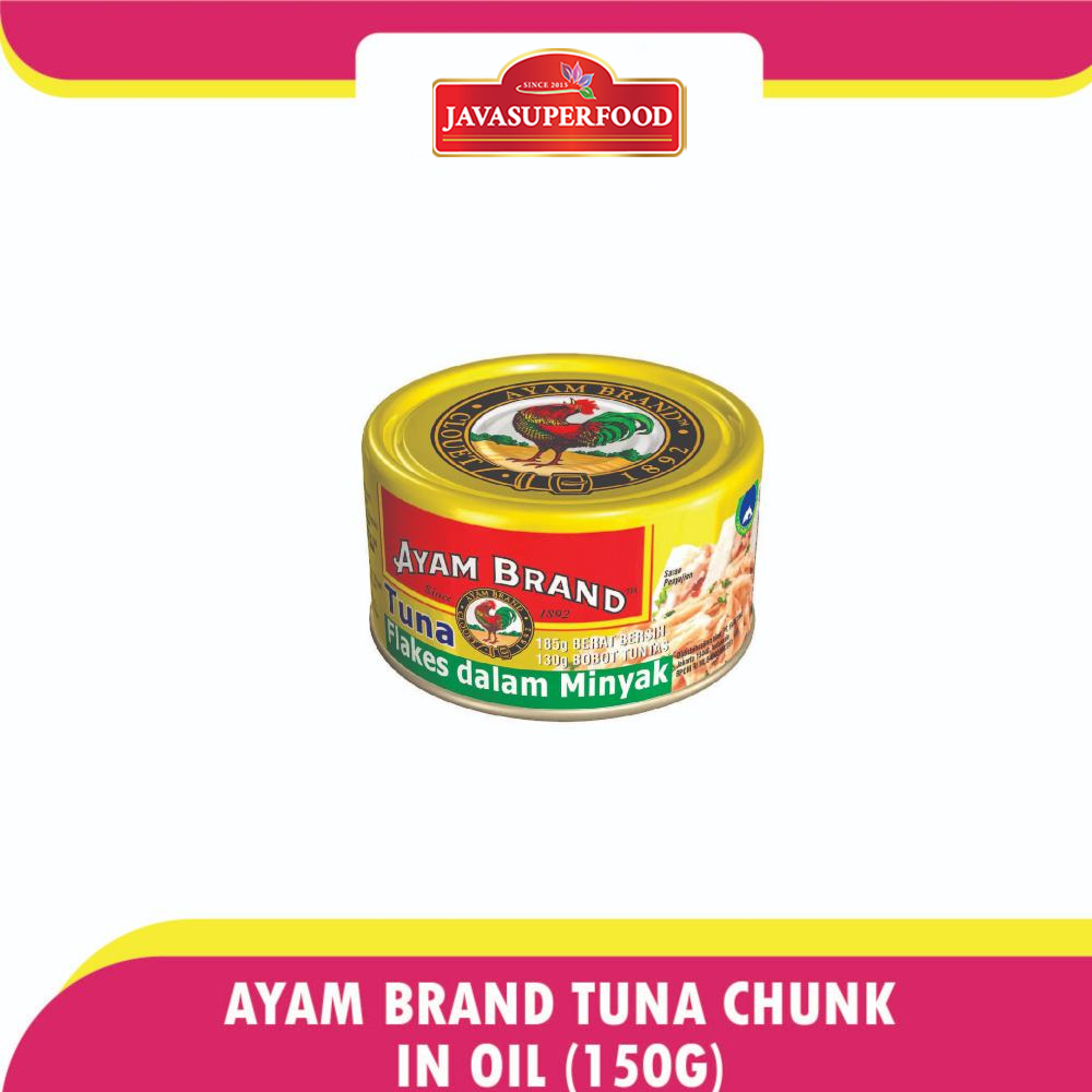 

AYAM BRAND Tuna Chunk in Oil Makanan Kaleng 150 gr