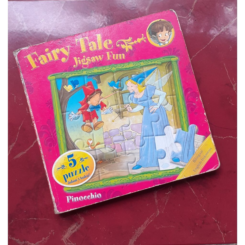 Buku Anak Preloved - Boardbook Fairy Tail jigsaw