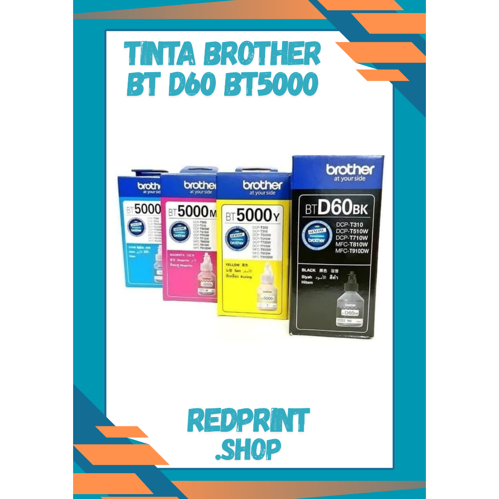 Tinta brother BT6000 BT5000 Untuk Printer DCP-T310 DCP-T510W DCP-T710W DCP-T810W