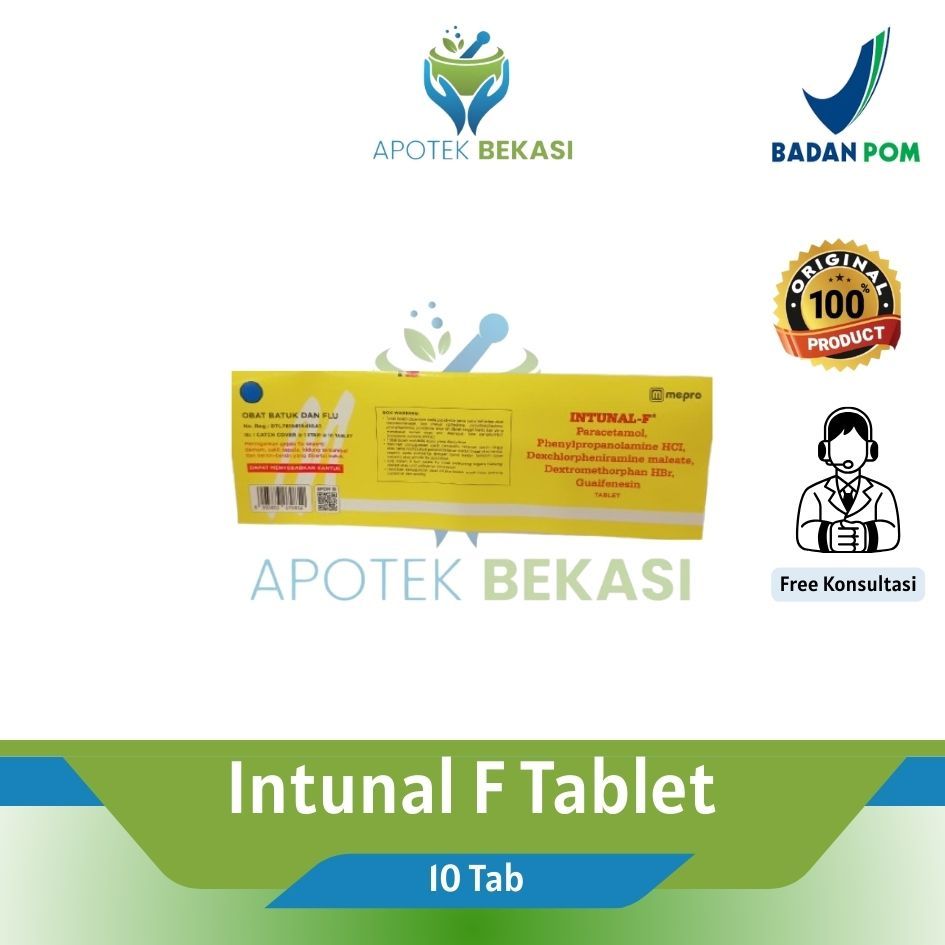 Intunal F Tablet Per Strip - 10 Tablet