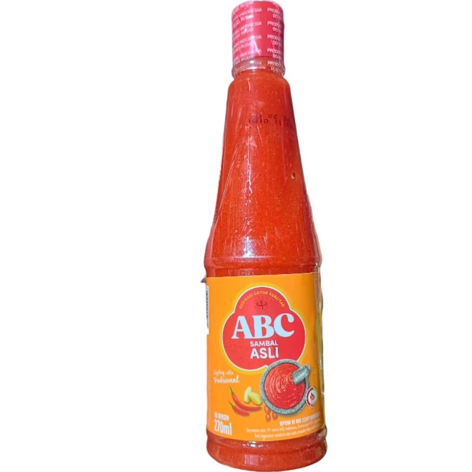 

Saus Sambal Asli ABC Botol 270ml Saos Sambel Kentucky Kentaki