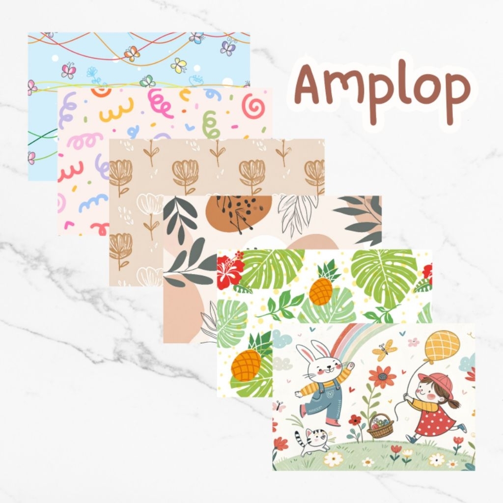 

Envelope/Angpau/Amplop lucu serba guna untuk undangan/ultah/THR/santunan