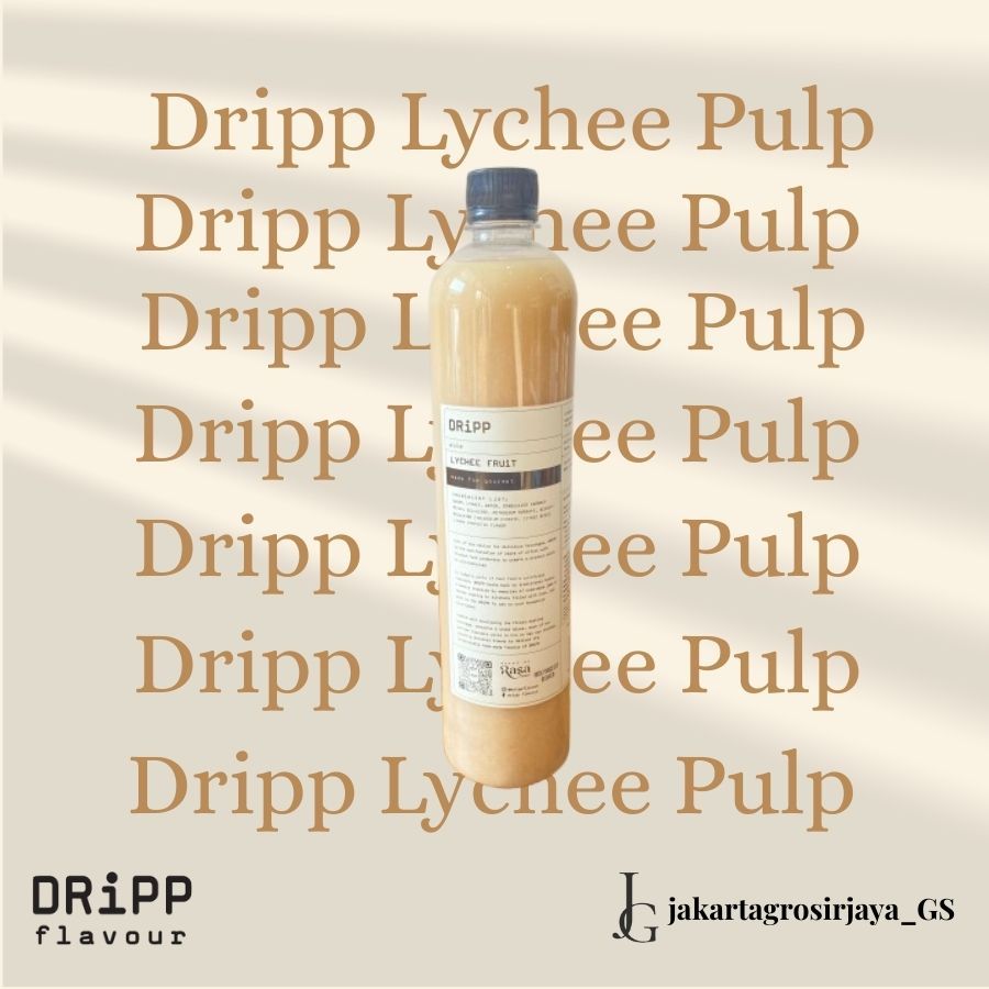 

DRiPP Lychee Fruit Pulp (Sirup Bubur Buah Rasa Leci)