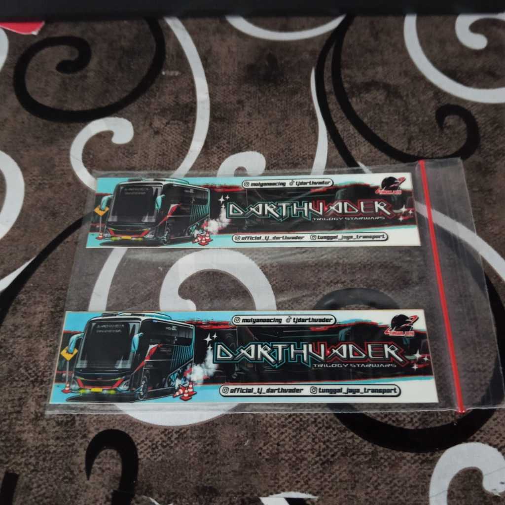 stiker bus tunggal jaya "darthvader"