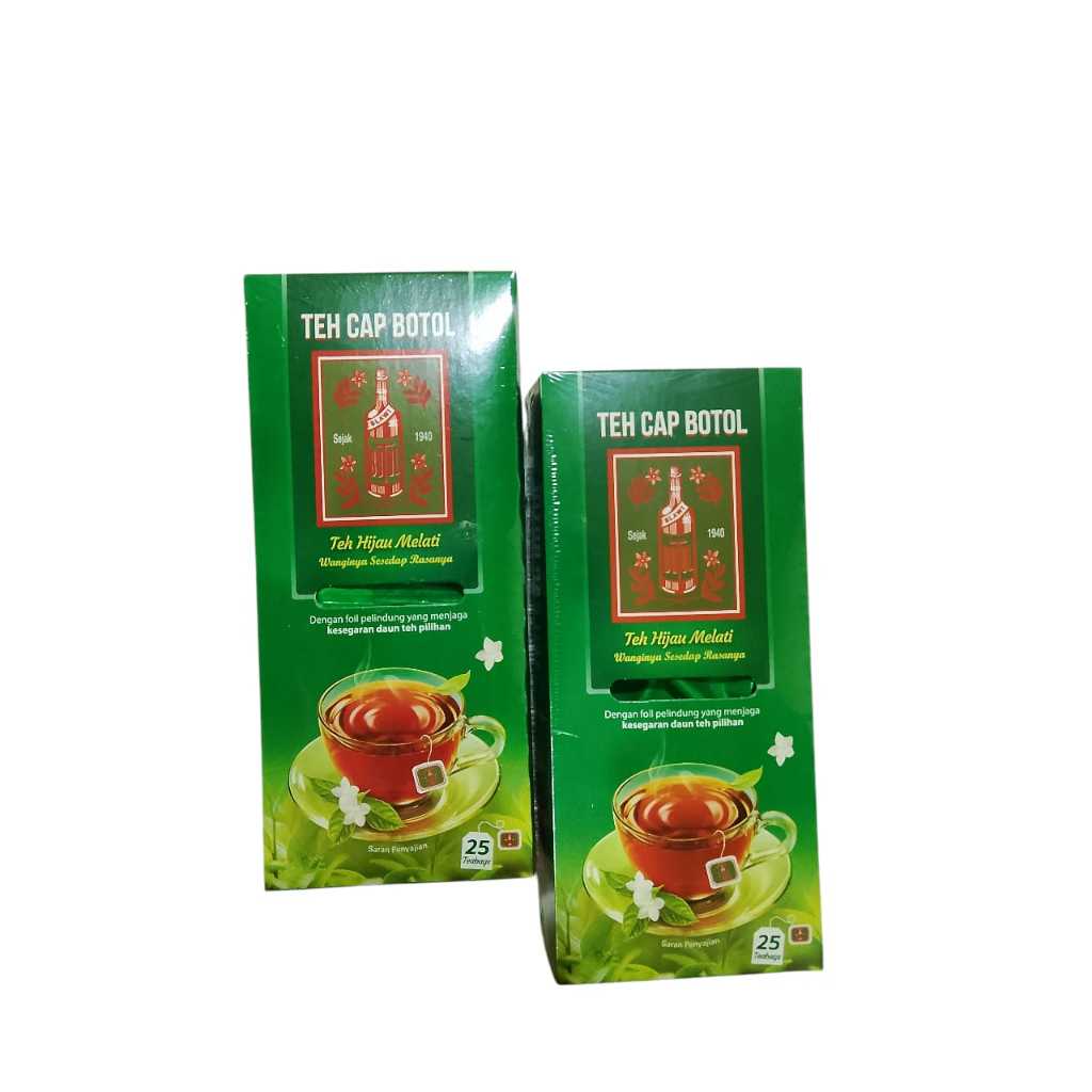 

Teh Cap Botol Teh Hijau - Isi 25 Kantong - Rasa Ok