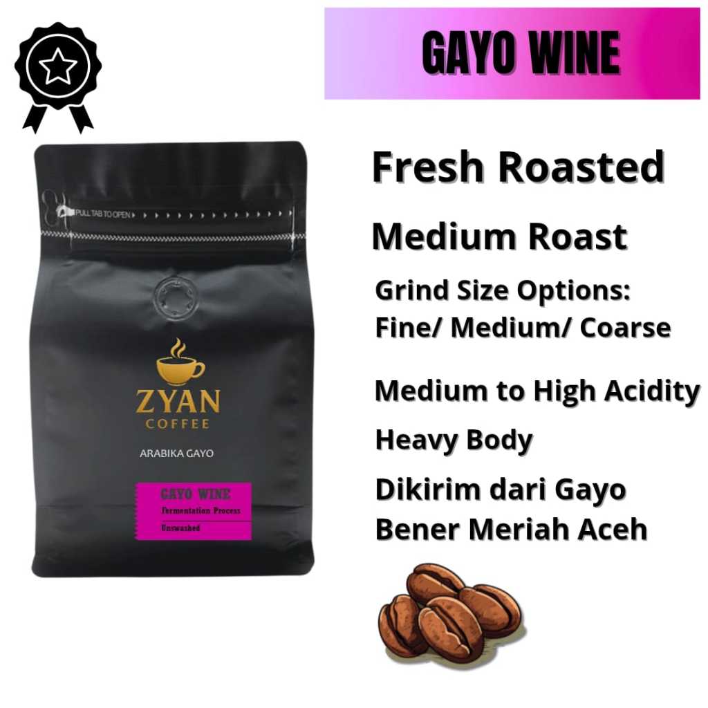 

Kopi Gayo Wine Signature – Arabika Khas Pegunungan Gayo Aceh