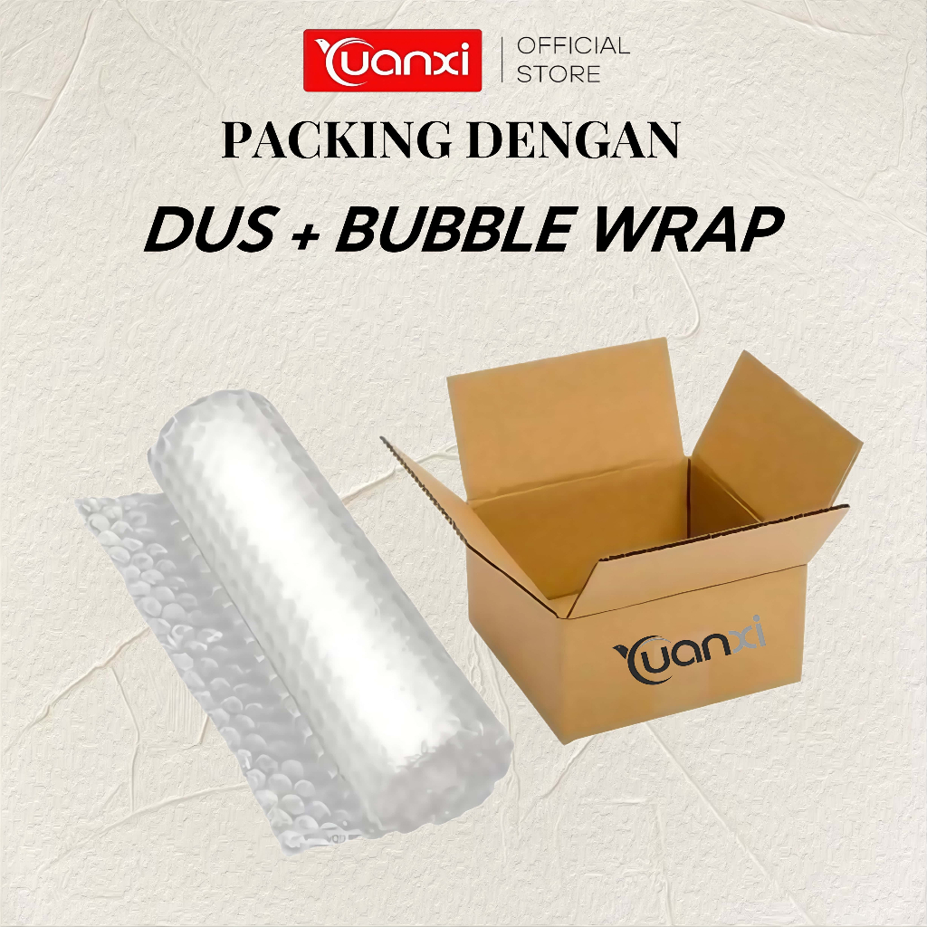 

Yuanxi Bubble Wrap Tambahan Packing Agar Lebih Aman Saat Pengiriman