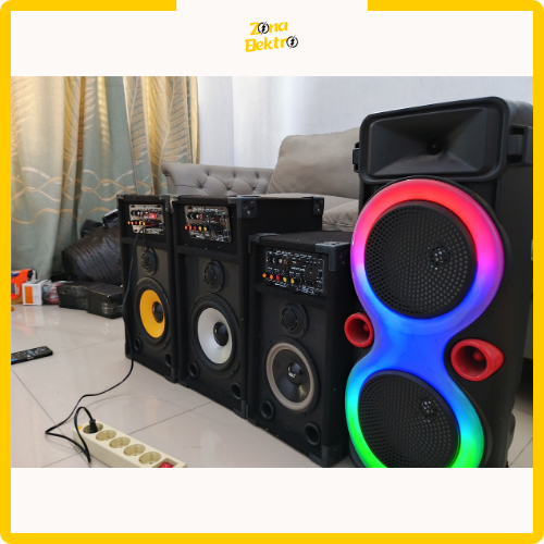 Salon Aktif Subwoofer Bass Bluetooth 12 inch