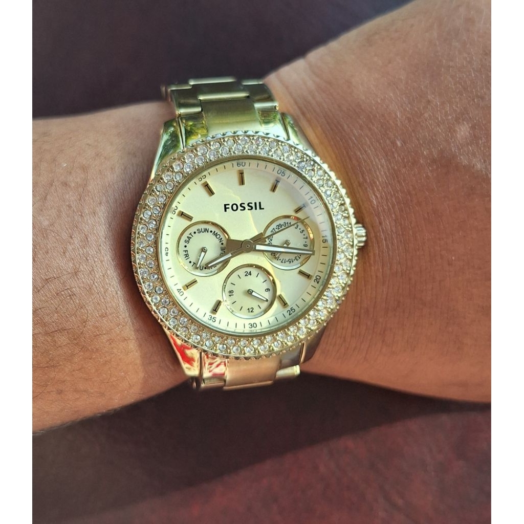 Jam Tangan Wanita Cewek Rantai Gold Prelove