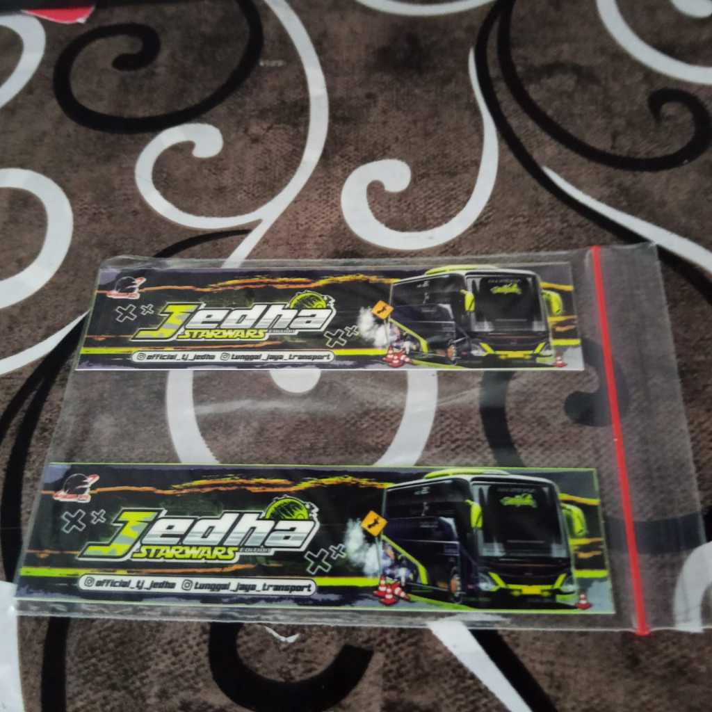stiker bus tunggal jaya "jedha"