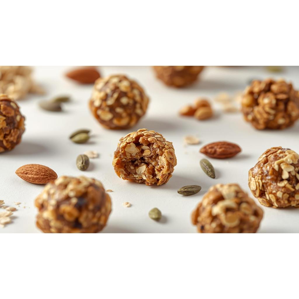 

MANNA POWER BALLS - CUBES, Premium Granola,Nuts & Seed,ENERGY BALLS, Tenaga Olahraga, Sepeda, Hiking