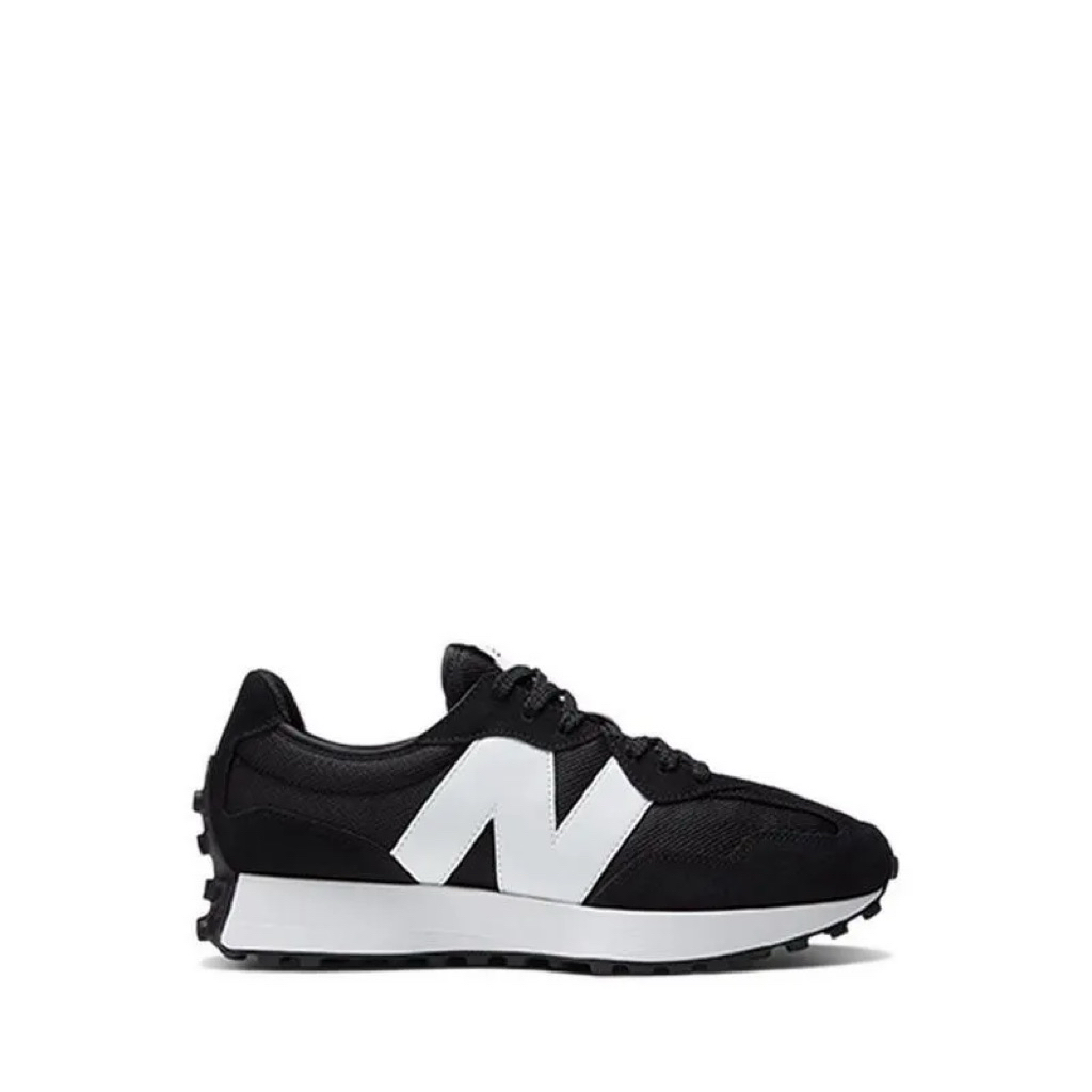 NEW BALANCE 327 Men's Sneakers- Black With White SKU 0888-NEWMS327CBW