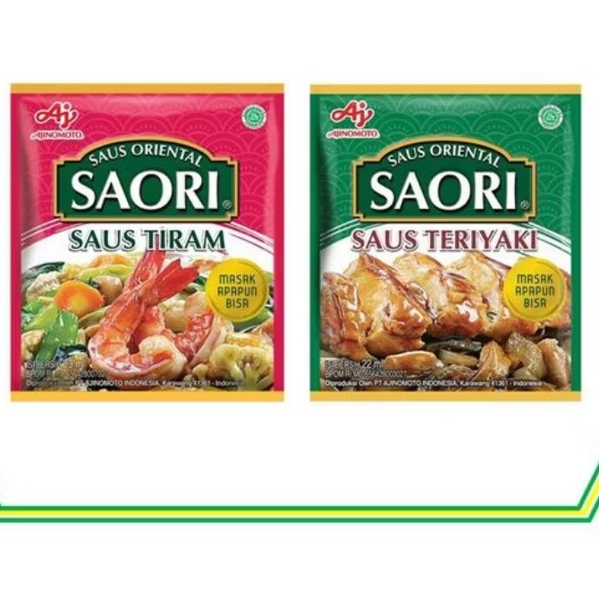 

Saori Renceng isi 10 pcs Saori Saus Tiram Masakan All Varian Bumbu Dapur 22ml