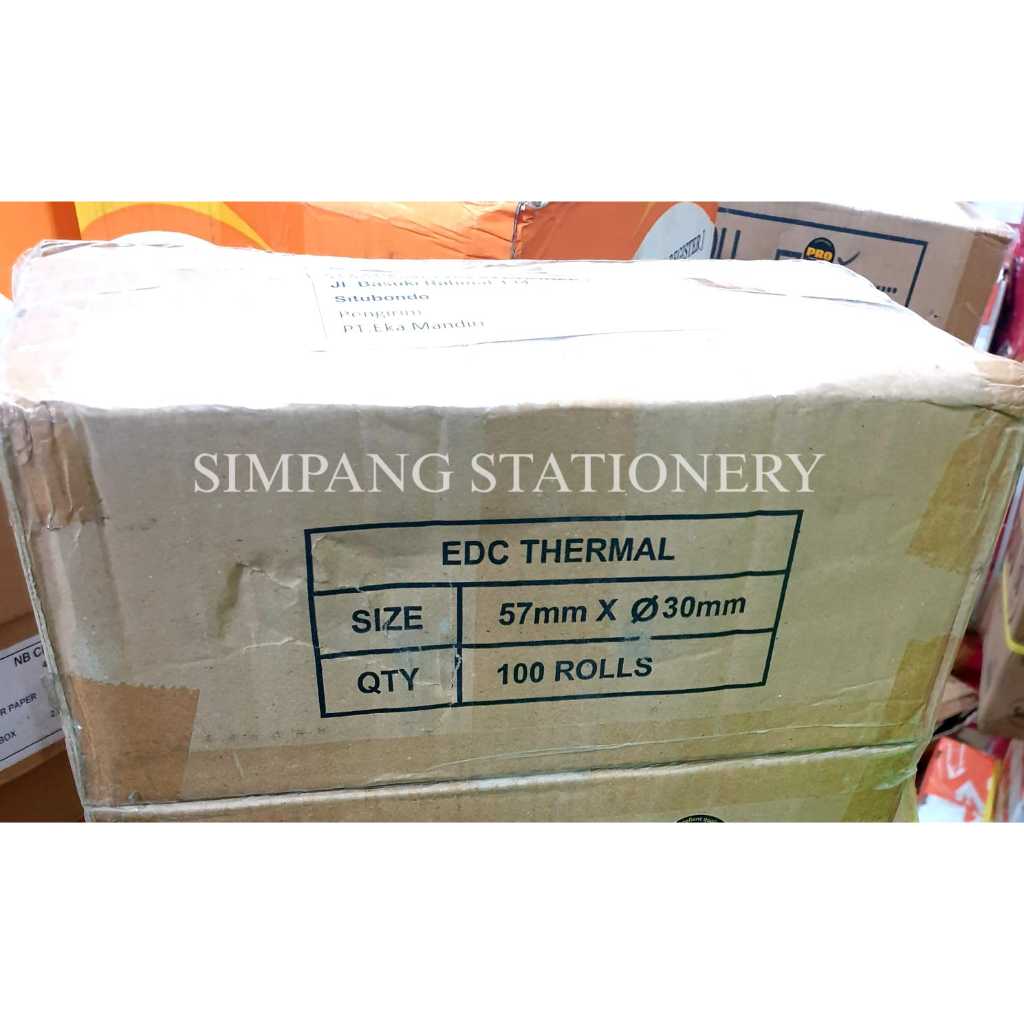 

Pro Thermal Paper 5730 / 57x30/ 57 x 30 coreless isi 100 / dus