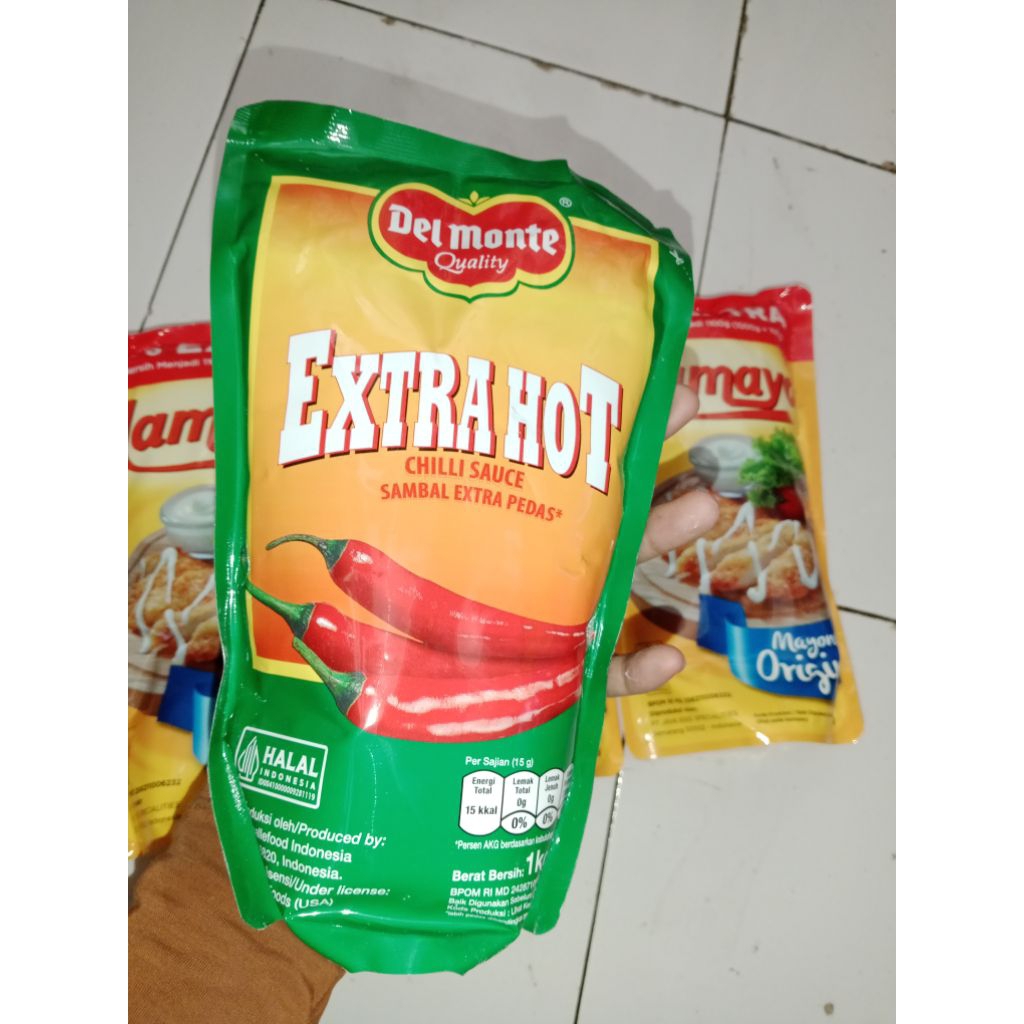 

Saus Sambal Delmonte Extra Hot - kemasan 1kg