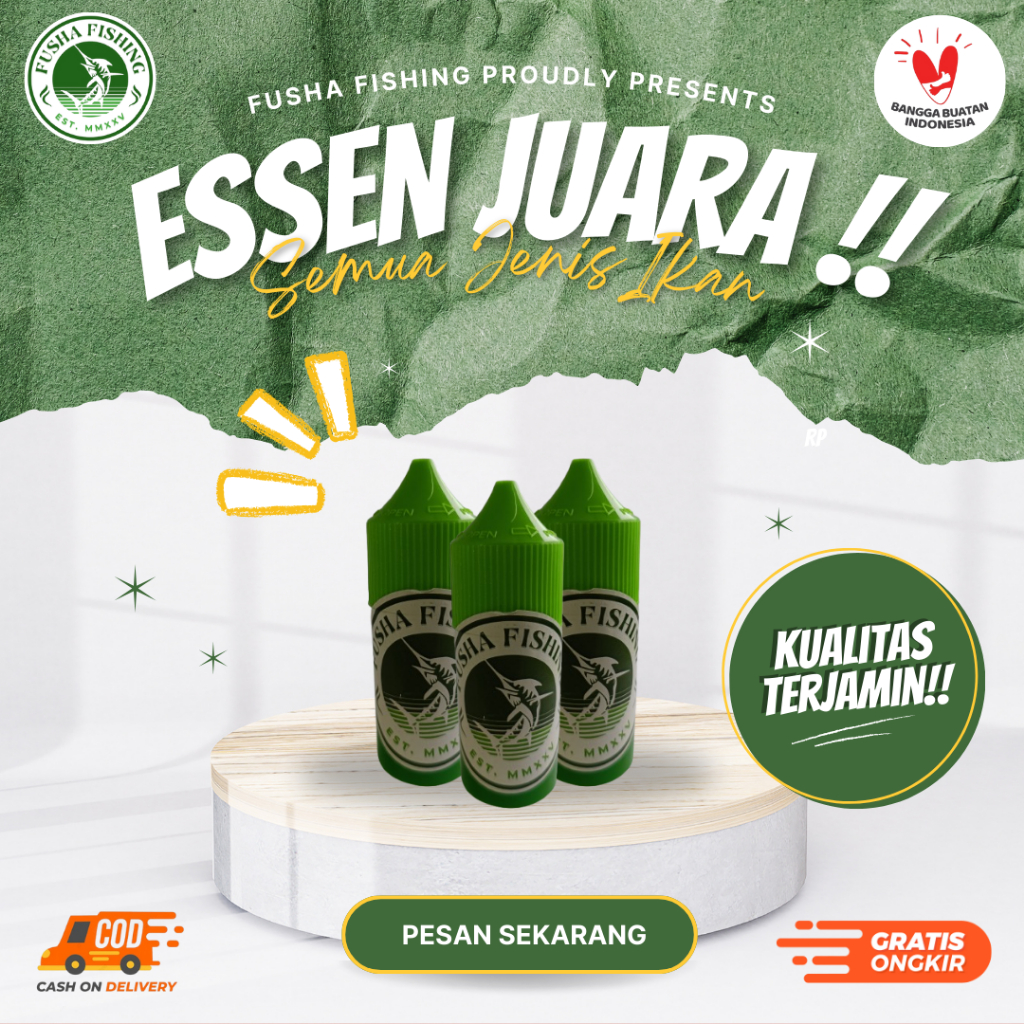FUSHA FISHING - Essen Segala Jenis Ikan 100ml Siap Samber, Siap Strike | SN01